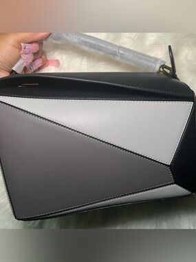 Black & Gray Puzzle Bag